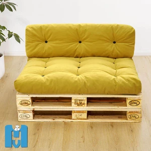 Mavi Vitrin Iç Mekan Soft Balkon Teras Bahçe Yer Palet Minderi