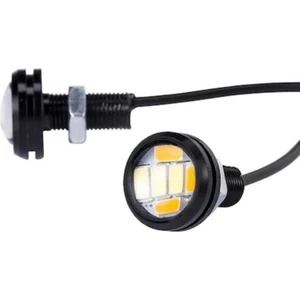 Btl Otomotiv Turuncu Beyaz Çift Renk Kartal Gözü LED Ayna Altı LED