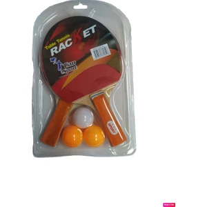 BSR-609 Vakumlu Ambalajlı Masa Tenisi Raket Seti (2 Raket 3 Top)