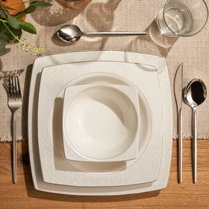 Pelin 60 Parça 12 Kişilik Yemek Takımı Kare