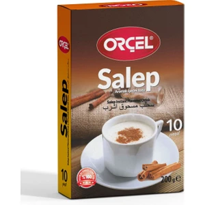 ORÇEL Salep 200gr.(SAHLEP 10 FİNCAN TEK İÇİMLİK TARÇINLI)