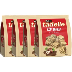 Fındık Kremalı Küp Gofret 200 gr 4'lü