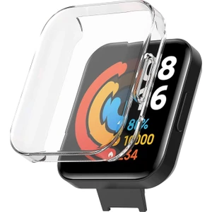 Xiaomi Redmi Watch 2 Lite Kılıf 360 Full Round Soft Silicone Şeffaf