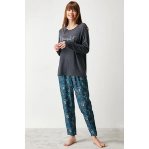Kadın Uzun Kollu Pijama Takım 410