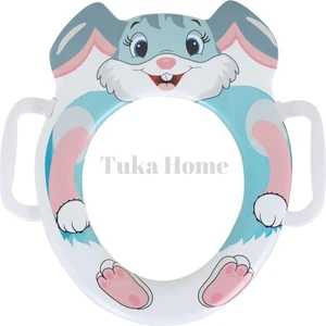 Tuka Home Lazımlık Çocuk Bebek Klozet Aparatı Tavşan Desenli
