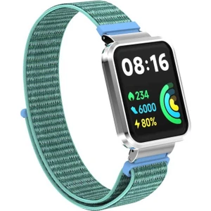 Xiaomi Redmi Watch 2 Lite Hasırlı Kordon Woven Sport Loop Su Yeşili