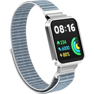 Xiaomi Redmi Watch 2 Lite Hasırlı Kordon Woven Sport Loop Beyaz