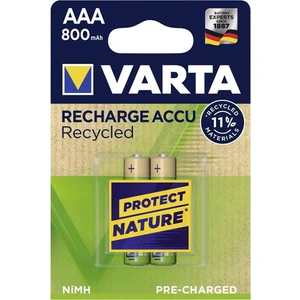 56813 Recycled 800MAH AAA Şarj Edilebilir İnce Kalem Pil 2'li