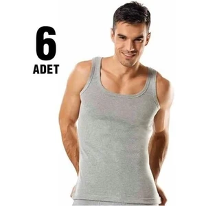 Erkek Gri Ribana Atlet 6'lı