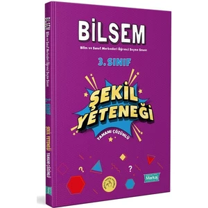 Marka Yayınları 3. Sınıf Bilsem Hazırlık Şekil Yeteneği Tamamı Çözümlü