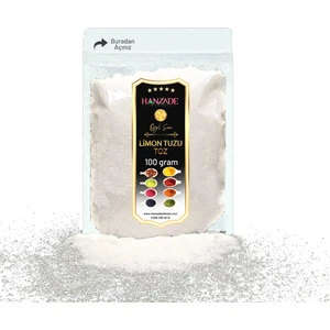 Hanzade Bitkisel Limon Tuzu Toz 100 gr