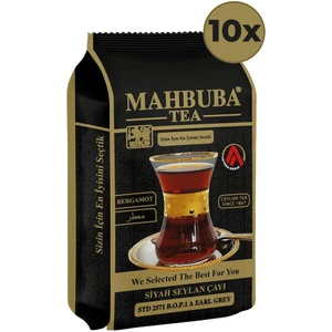 Tea 10x200gr STD 2571 Earl Grey Bergamot Aromalı İthal Seylan Ceylon Siyah Yaprak Çayı