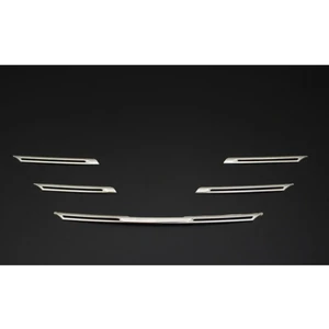Mavi Tuning Renault Megane 4 Krom Ön Panjur Çıtası 2016 - 2020 5 Prç