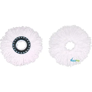 Döner Başlıklı Mikrofiber Mop Yedeği 2'li Set