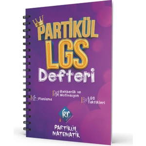 Kr Akademi Yayınları Partikül LGS Planlama Defteri