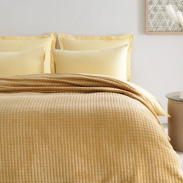 Puffy Trinity Çift Kişilik Wellsoft Battaniye -
