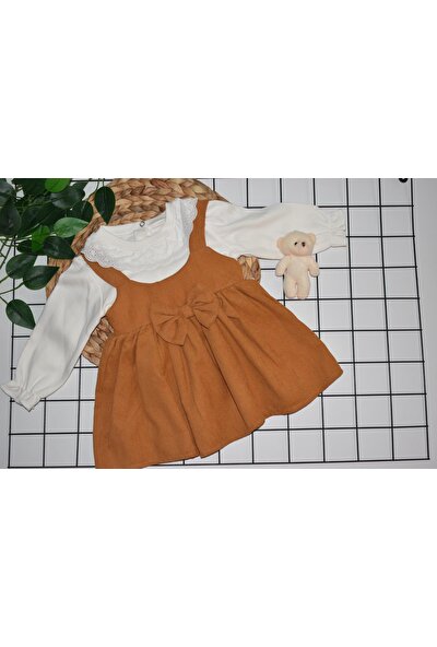 Mini Baby Melek Kanatlı Yakalı Elbise