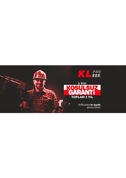 KL Pro  18VOLT/5.0AH Li-Ion Prof. Şarjlı Matkap KLNM18-50