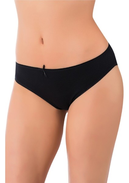 5'li Paket, Iz Yapmayan, Bambu Kumaş, Düşük Belli, Likralı Kadın Slip Külot