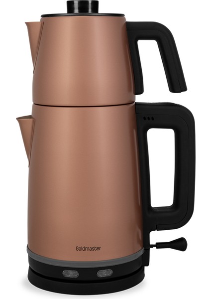 Sefam 2200W Damlatmaz 25 Bardak Kapasiteli Çelik Çay Makinesi ve Su Isıtıcısı BY-5314G
