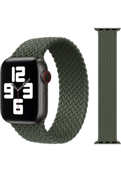 Apple Watch 38/40/41 mm Seri 5 6 Se 7 8 Uyumlu Esnek Örgü Kordon
