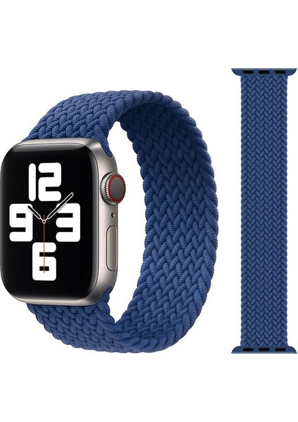 Apple Watch 38/40/41 mm Seri 5 6 Se 7 8 Uyumlu Esnek Örgü Kordon