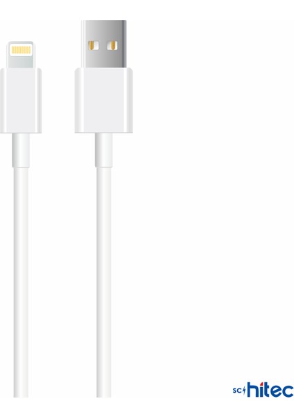 X74 Usba To Iphone Lightning 2metre Data ve Hızlı Şarj Kablosu Beyaz