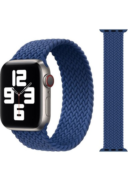 Cool Cold Apple Watch 38/40/41 mm Seri  10-42mm 1 2 3 4 5 6 Se 7 8 9 Uyumlu Esnek Örgü  Kordon