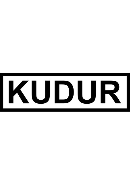 Kudur Oto Sticker Araba Cam Sticker