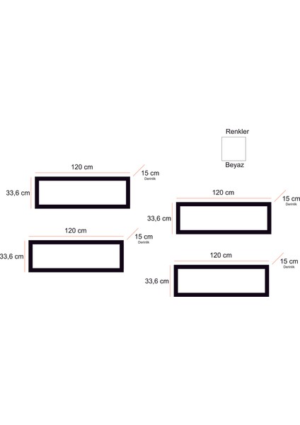 Mirla Duvar Rafı fiyatları