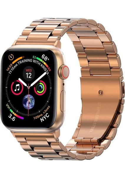 Apple Watch Lüks Metal 38/40/41 mm Paslanmaz Çelik Ayarlanabilir Kordon