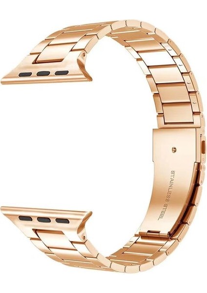 Apple Watch Lüks Metal 38/40/41 mm Paslanmaz Çelik Ayarlanabilir Kordon