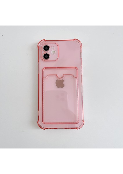 iPhone 12 Uyumlu Kartlıklı Cüzdan Şeffaf Telefon Kılıfı indirimleri