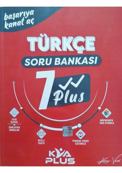 Plus 7.Sınıf Türkçe Soru Bankası Kırmızı Seri 7.Sınıf