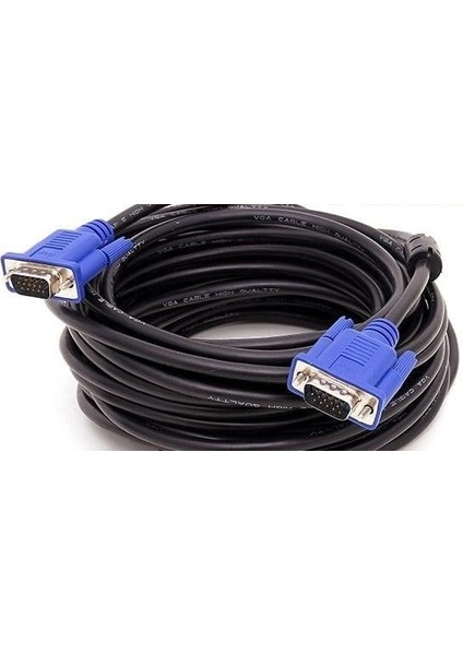 15 Metre 15MT VGA Wga Kablo Monitör LCD LED Tv Televizyon Projeksiyon Kablosu