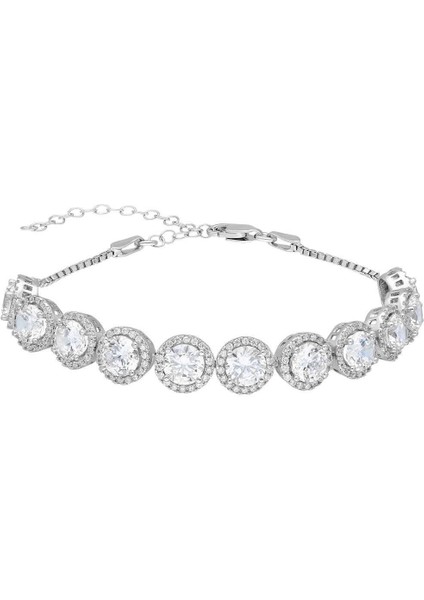 Starlight Diamond Pırlanta Montür Büyük Boy 925 Ayar Gümüş Su Yolu Bileklik fırsatları