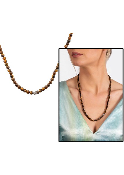 Hem Bileklik - Hem Kolye - Hem Tesbih 99LU Kaplangözü Doğaltaş Takı fiyatları