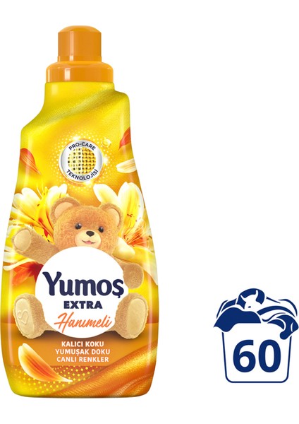 Extra Konsantre Çamaşır Yumuşatıcısı Hanımeli 1440 ml