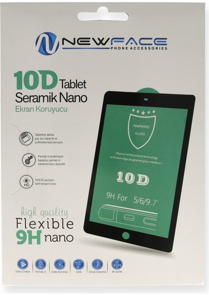 Ipad 4 9.7 Tablet 10D Seramik Nano