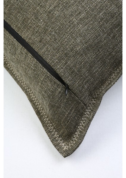 Etnik Vintage Işlemeli Dokuma Kırlent Kılıfı Boho Grain Haki fırsatları