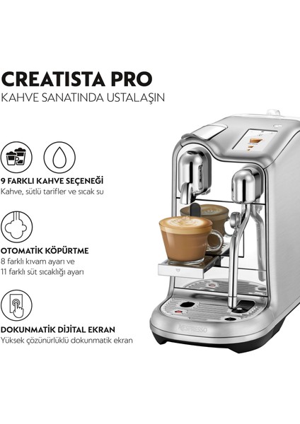 J620 Creatista Pro Süt Çözümlü Kahve Makinesi