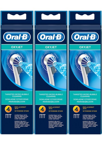 Diş Fırçası Yedek Başlığı Oxyget Ağız Duşu 12 Adet (3pk*4) fiyatları