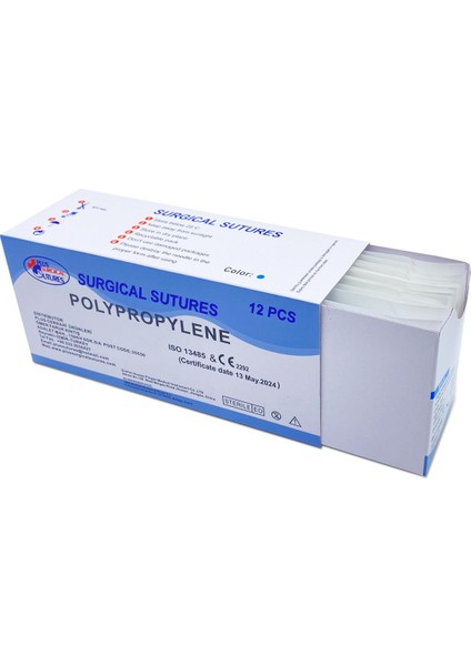 Emilemeyen Polypropylene Iplik Usp 1 40 mm Keskin 3/8 75 cm 12'li Paket fırsatları