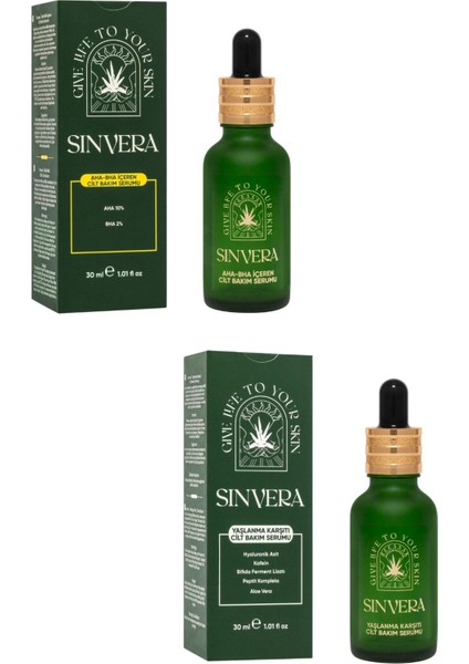 Aha-Bha Cilt Tonu Eşitleyici Peeling & Yaşlanma Cilt Bakım Serumu