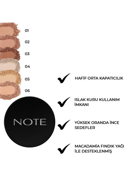 Baked Powder Işıltılı Bitişli Highlighter Toz Yüz Pudrası 04 Porcelain Ivory