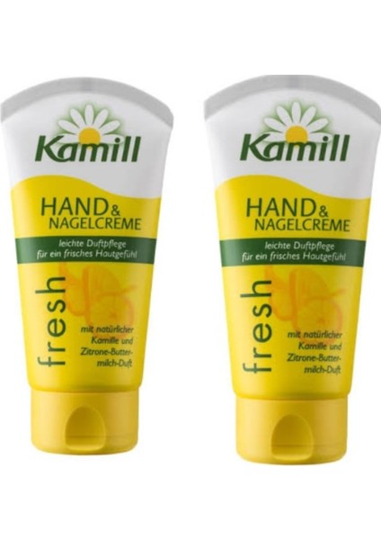 Kamill Fresh El & Tırnak Kremi Tüp 75ML.2Lİ