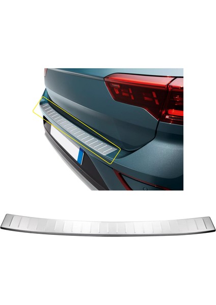 VW T-Roc Makyajlı Krom Arka Tampon Eşiği 2021 Üzeri fiyatları
