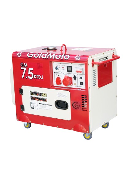Goldmoto Gm7.5ktdj Dizel Jeneratör 6.9kva Trifaze Marşlı Kabinli