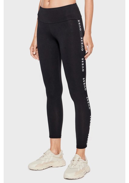 Logo Şeritli Yüksek Bel Slim Fit Aline Tayt Bayan Tayt V2YB14KABR0 Jblk fiyatları