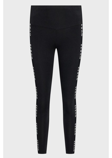 Logo Şeritli Yüksek Bel Slim Fit Aline Tayt Bayan Tayt V2YB14KABR0 Jblk indirimleri